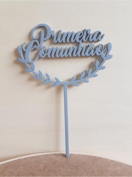Topo de Bolo "Primeira Comunhão" 2