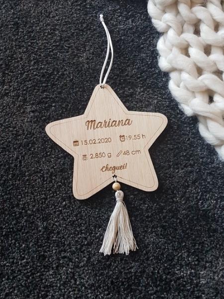 Estrelinha "cheguei"