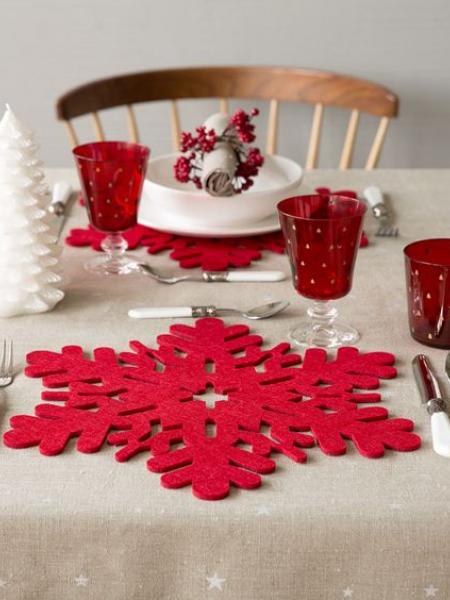 6 Individuais Feltro