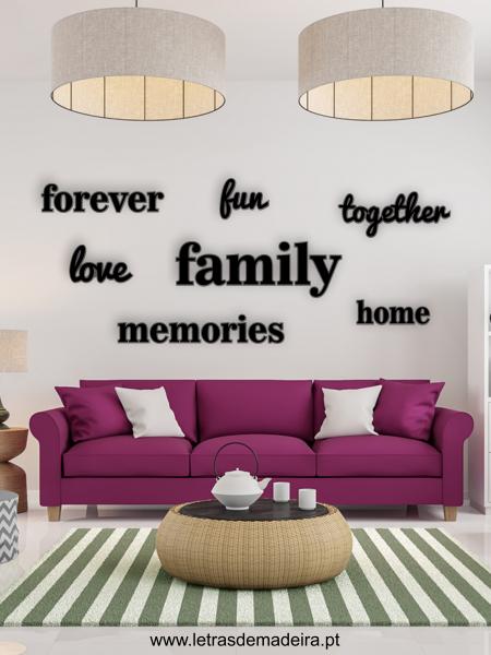 Conjunto Palavras Family