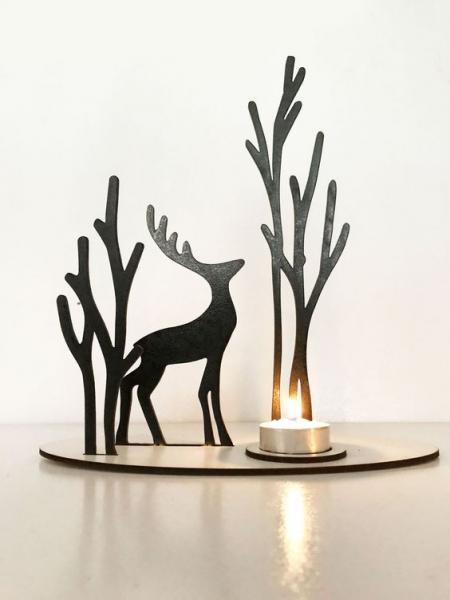 Conjunto Veado + Vela