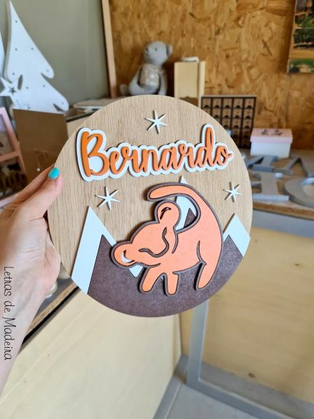 Placa para Porta Leão