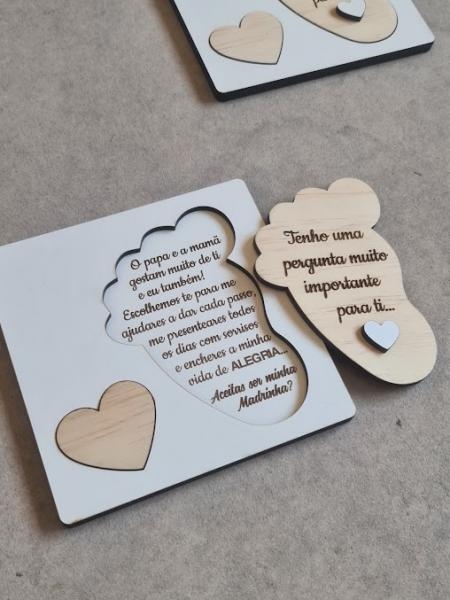 Convite Pézinho coração