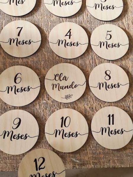 Placas dos Meses 
