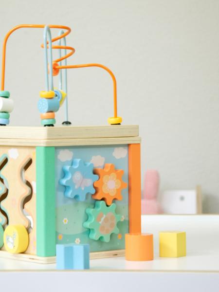 Cubo de atividade Pastel 