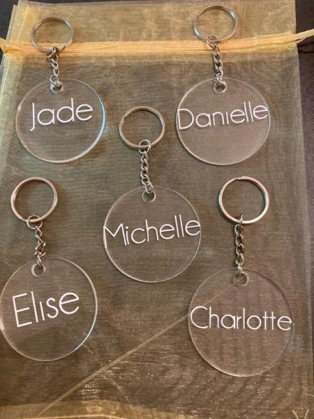 Porta Chaves Acrílico - Redondo 