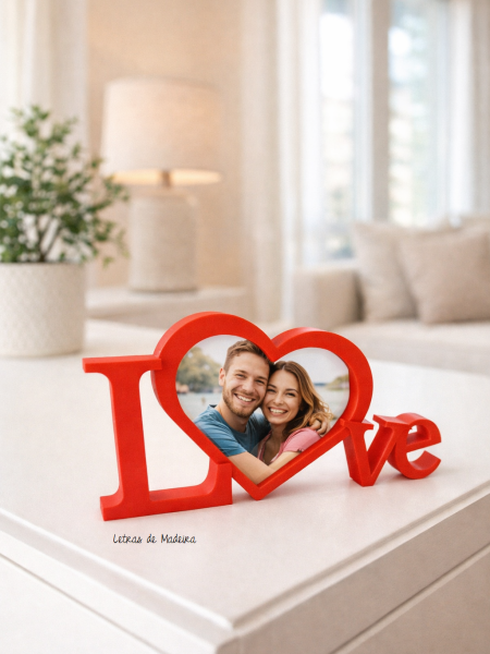 Love Moldura 3D