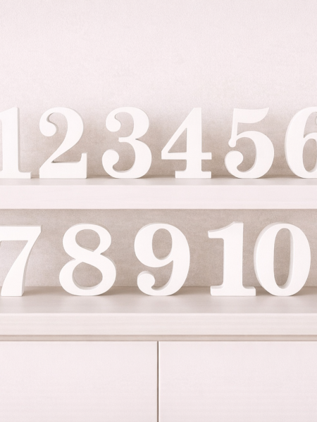 Números 1 a 10 - Stock 
