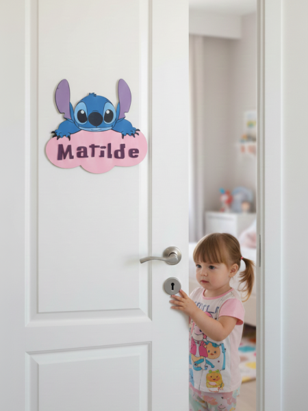 Placa Porta Stitch