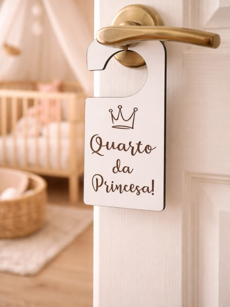 Placa Pendurar Porta