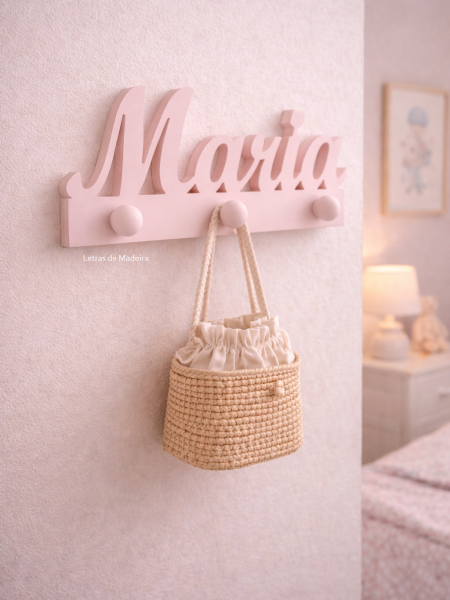 Cabide de Parede Nome