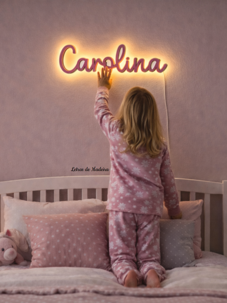 Nome com Iluminação