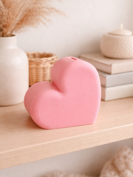 Mealheiro Coração 3D