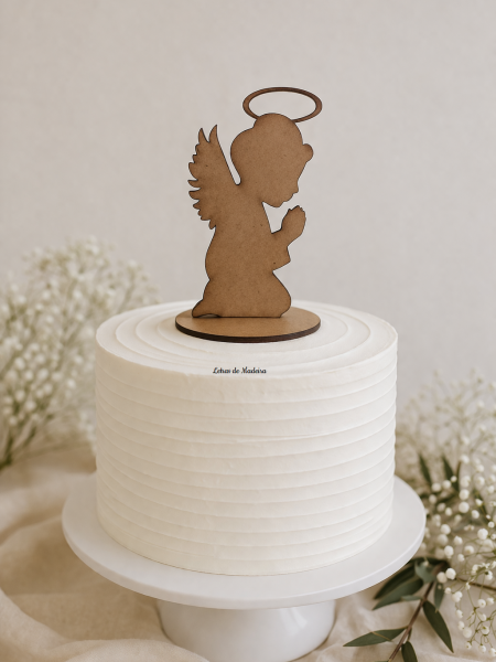Topo de Bolo Anjo